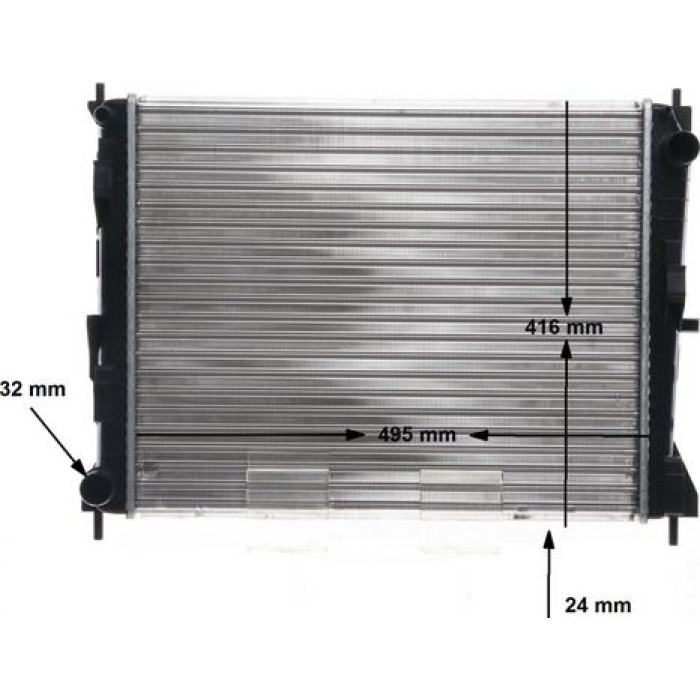 MAHLE Kühler, Motorkühlung CR 1691 000S
