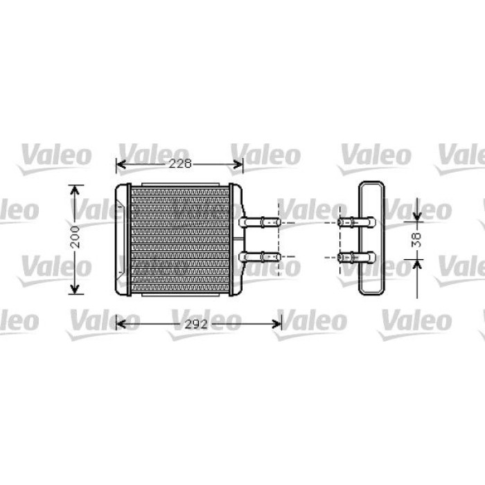 Valeo Wärmetauscher 812335 Valeo Wärmetauscher 812335