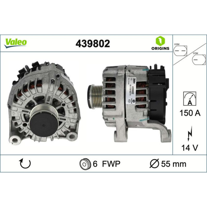 Valeo Lichtmaschine 439802 Valeo Lichtmaschine 439802