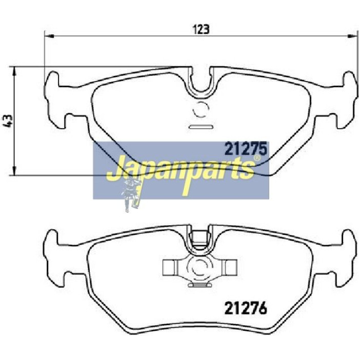 Japanparts Bremsbeläge PP-0216AF