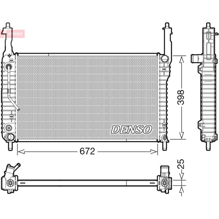 Denso Motorkühler DRM20123