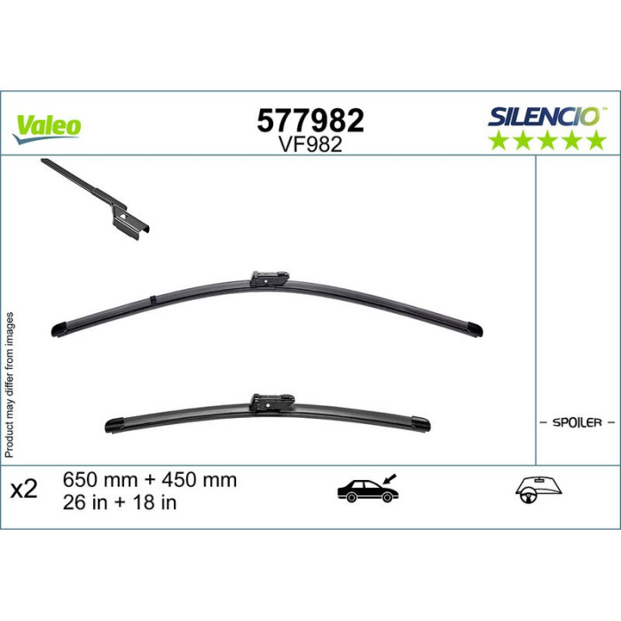 577982 Valeo Scheibenwischer 577982 577982 Valeo Scheibenwischer 577982