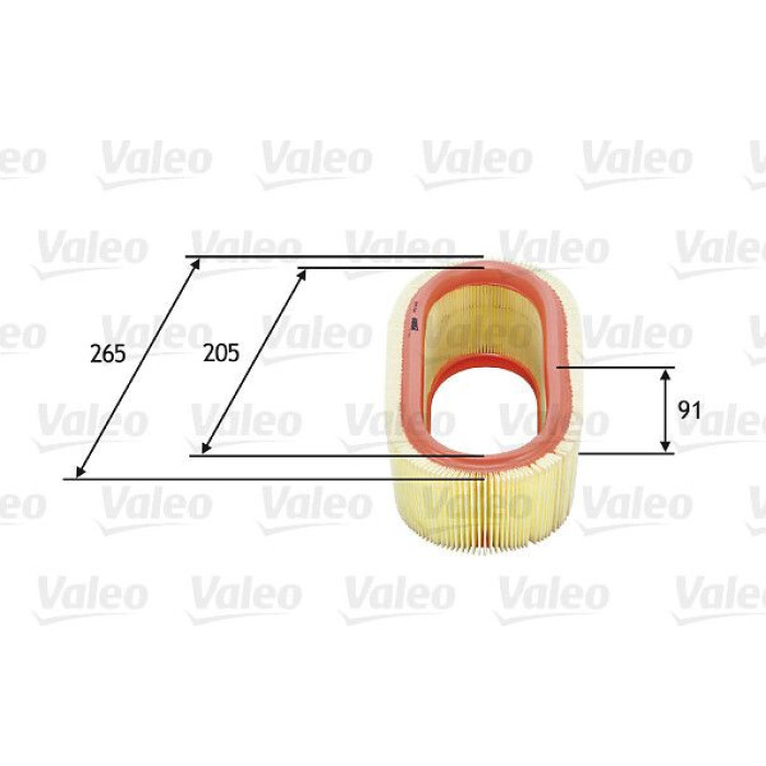 Valeo Luftfilter 585647 Valeo Luftfilter 585647