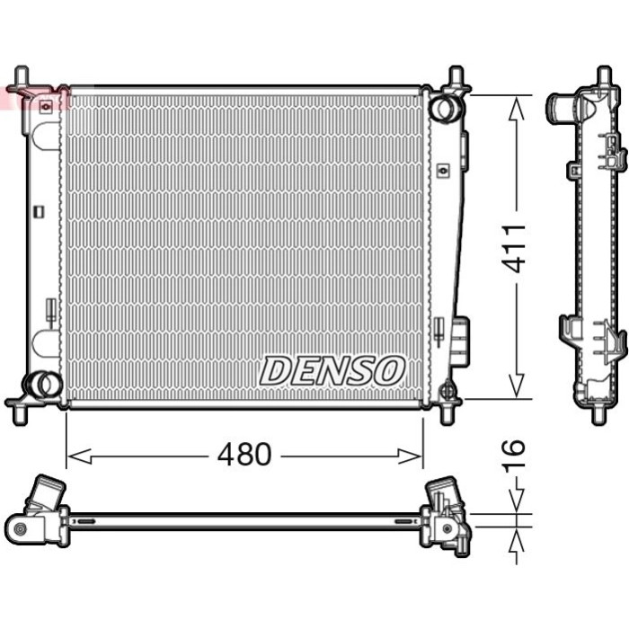 Denso Motorkühler DRM43003 Denso Motorkühler DRM43003