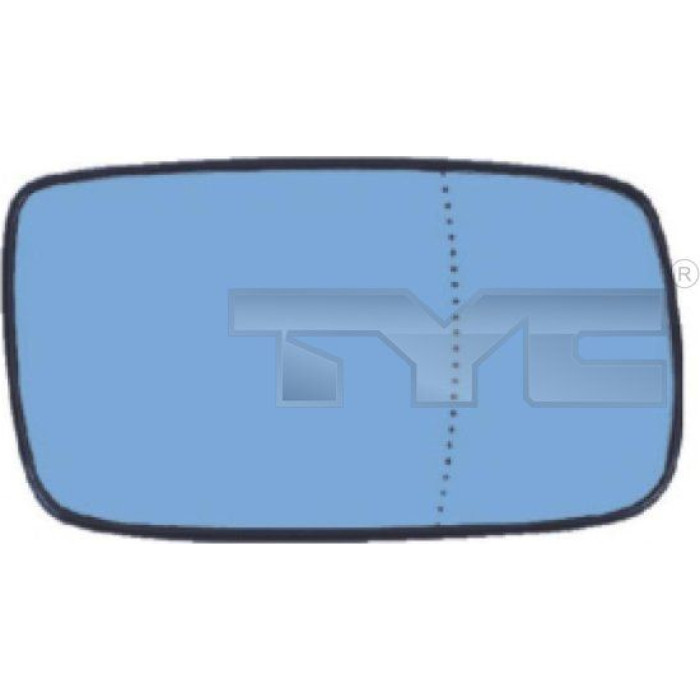 TYC Spiegelglas für Außenspiegel rechts konvex, beheizbar 338-0009-1 OE Nummer 9447750 - l TYC Spiegelglas für Außenspiegel rechts konvex, beheizbar 338-0009-1 OE Nummer 9447750 - l