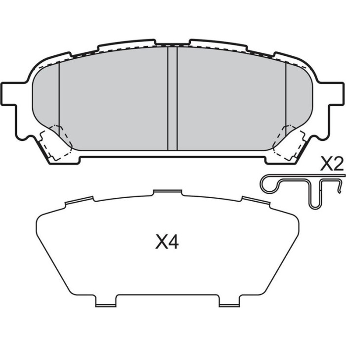 Valeo Bremsbelagsatz 598875