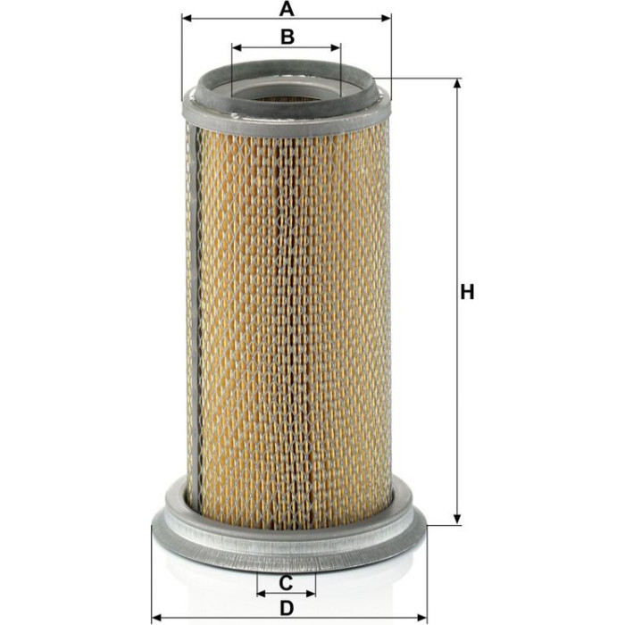MANN-FILTER Luftfilter C 14 168 MANN-FILTER Luftfilter C 14 168