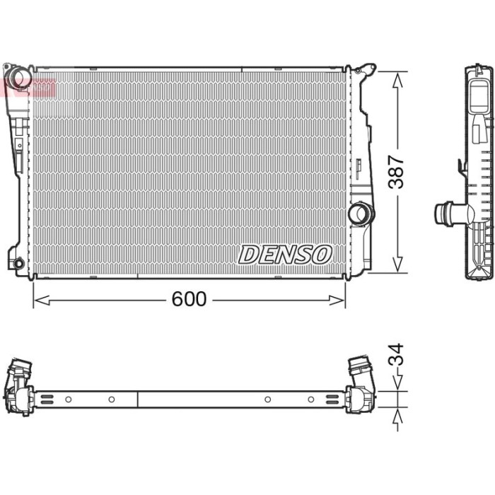 Denso Motorkühler DRM05006 Denso Motorkühler DRM05006