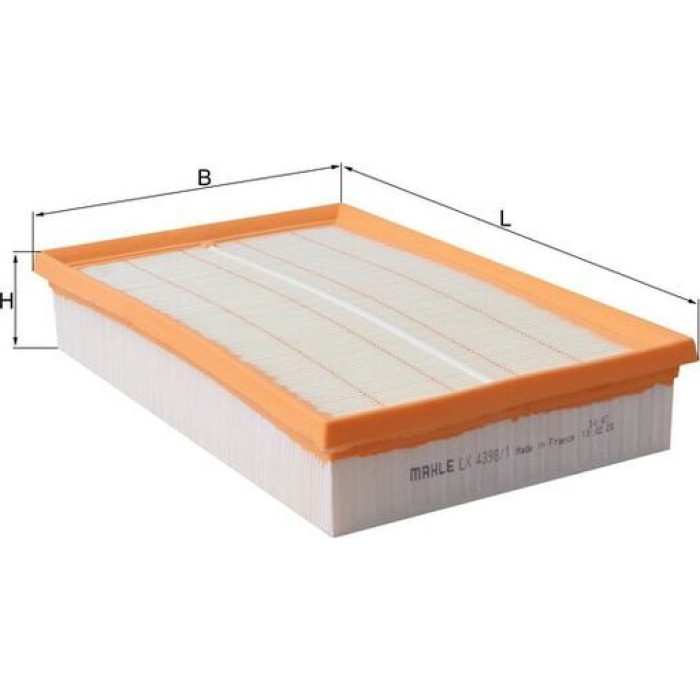 MAHLE Luftfilter LX 4398/1 MAHLE Luftfilter LX 4398/1