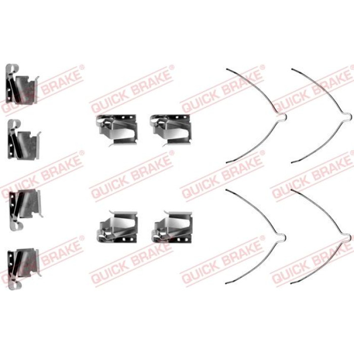 Quick Brake Montagesatz für Bremsbeläge 109-1269 Quick Brake Montagesatz für Bremsbeläge 109-1269