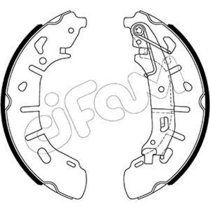CIFAM Bremsbackensatz 153-487 CIFAM Bremsbackensatz 153-487