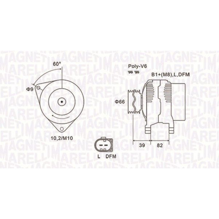 Magneti Marelli Lichtmaschine 063731588010