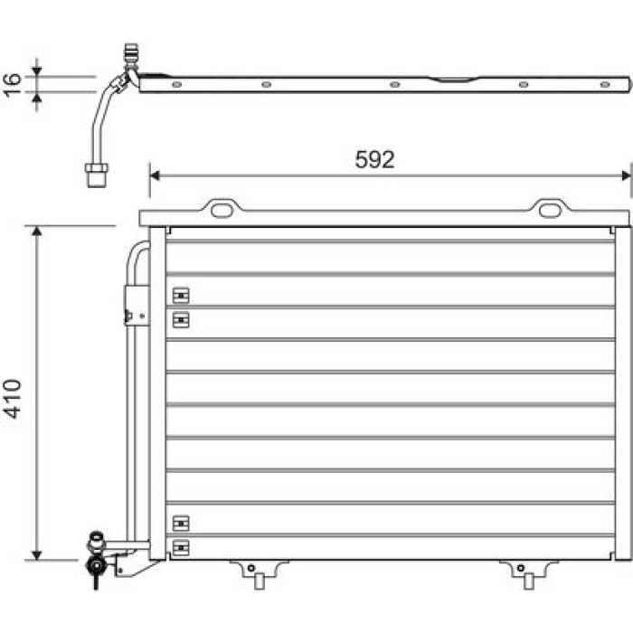 Valeo Klimakondensator 817562