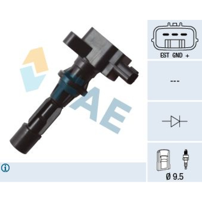 FAE Zündspule 80283 FAE Zündspule 80283