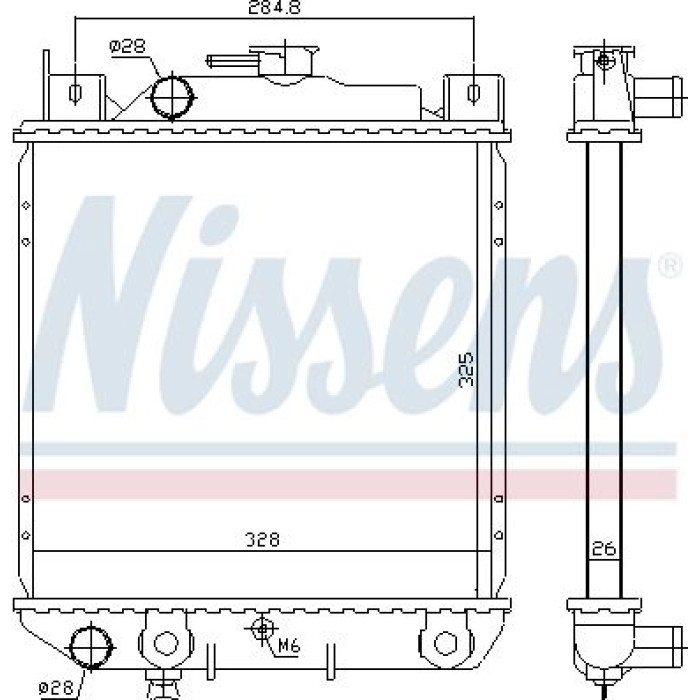 Nissens Wasserkühler PKW 64083 Nissens Wasserkühler PKW 64083