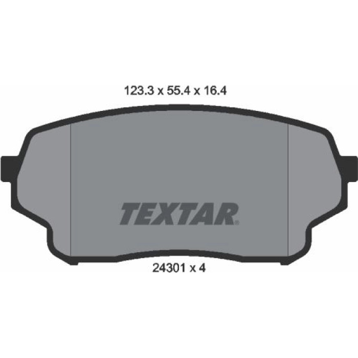 Textar Bremsbelagsatz 2430101