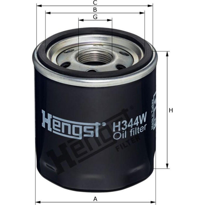 Hengst Ölfilter H344W Hengst Ölfilter H344W