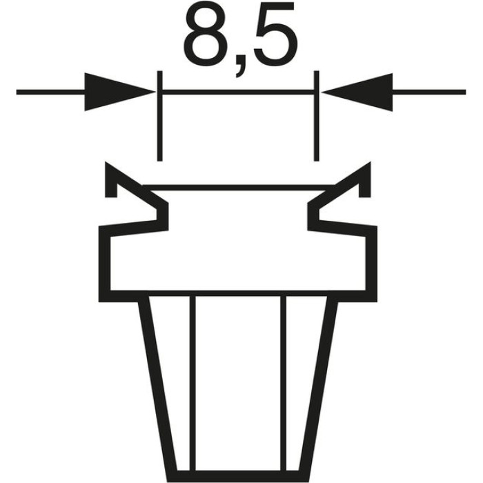 1987302514 Bosch 24V 1,2W TRUCK LIGHT B8,5d 1987302514