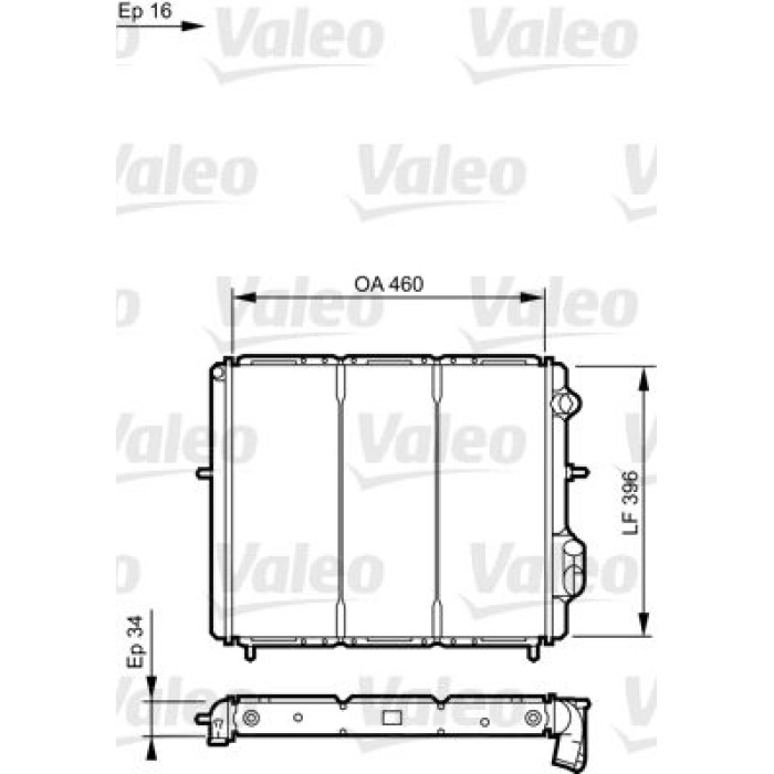 Valeo Motorkühler 730183
