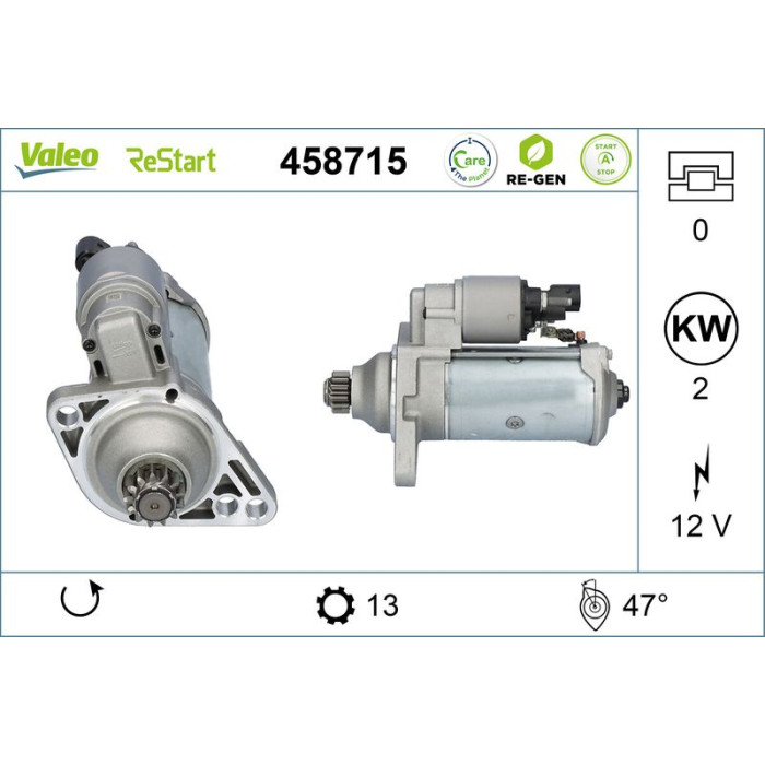 Valeo Anlasser 458715 Valeo Anlasser 458715