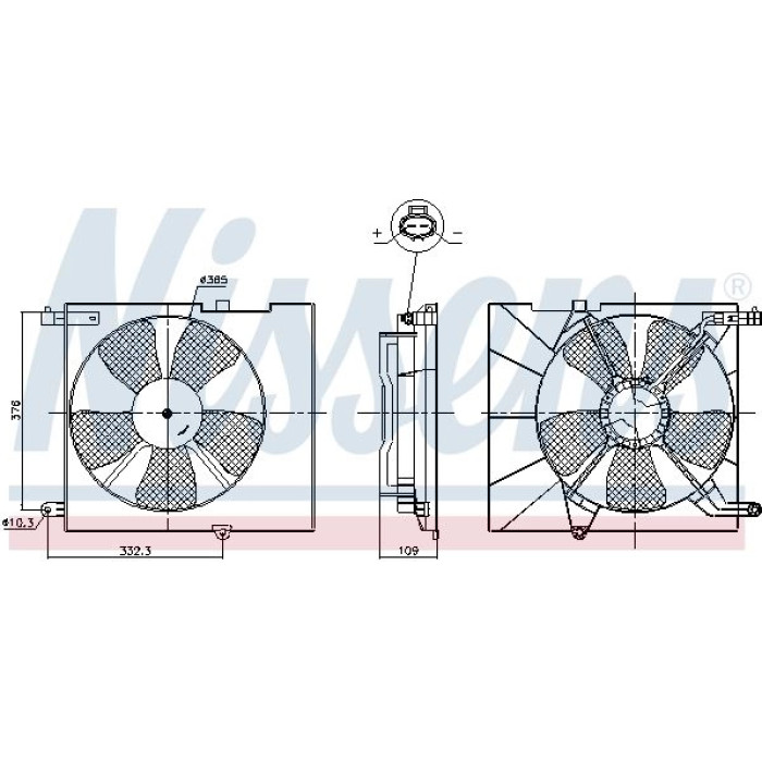 Nissens Kühlerlüfter PKW 85746 Nissens Kühlerlüfter PKW 85746
