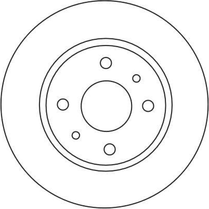 TRW Bremsscheibe DF4108 TRW Bremsscheibe DF4108