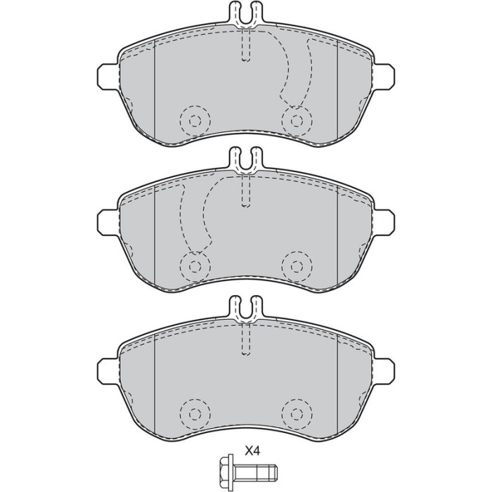 Valeo Bremsbelagsatz 598963 Valeo Bremsbelagsatz 598963