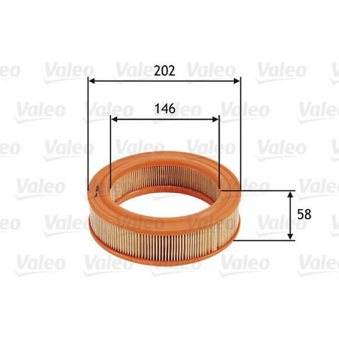 Valeo Luftfilter 585644 Valeo Luftfilter 585644