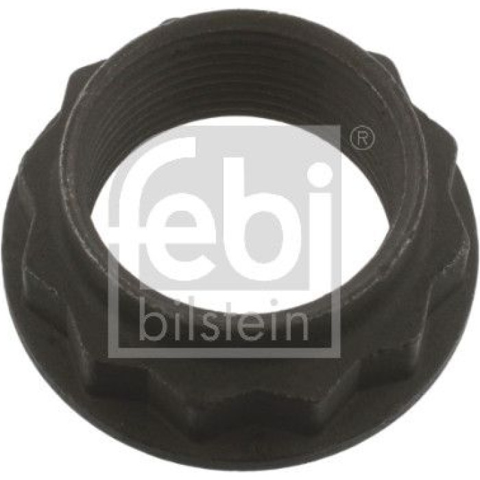 febi bilstein 36662 Zwölfkantbundmutter für Hinterachsdifferential M26 x 1,5 – Höhe 15,5 mm – OE 6013530026