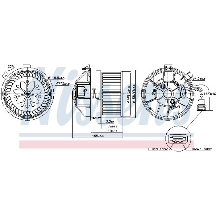 Nissens Innenraumgebläse 87704 Nissens Innenraumgebläse 87704