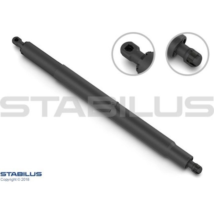 Stabilus Gasdruckfeder (Gasfeder), Heckklappendämpfer, 1140 N, 549 mm - 502621 Stabilus Gasdruckfeder (Gasfeder), Heckklappendämpfer, 1140 N, 549 mm - 502621