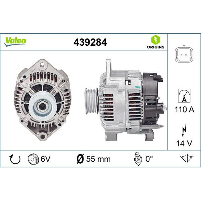 Valeo Lichtmaschine 439284 Valeo Lichtmaschine 439284