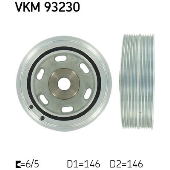SKF Kurbelwellenriemenscheibe VKM 93230 SKF Kurbelwellenriemenscheibe VKM 93230
