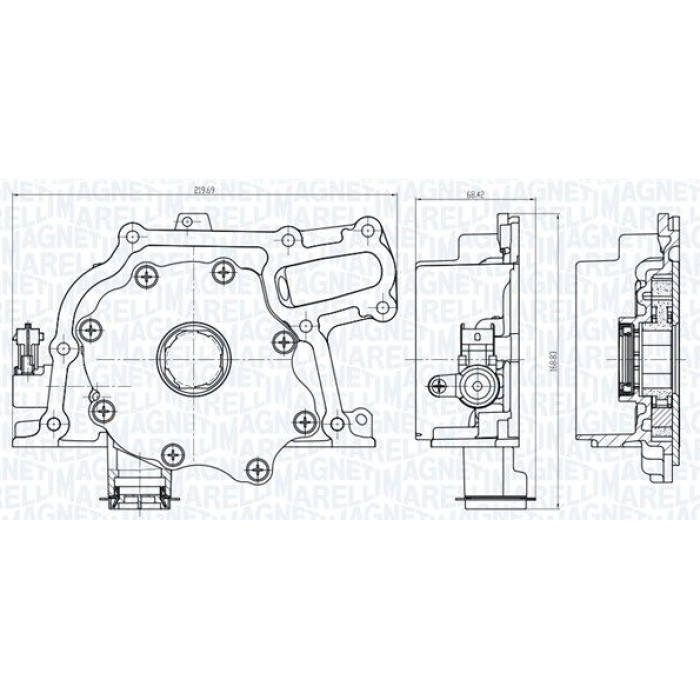 Magneti Marelli Ölpumpe 351516000161 Magneti Marelli Ölpumpe 351516000161
