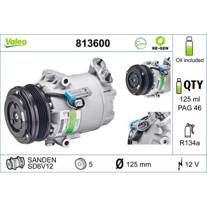 Valeo Kompressor 813600 Valeo Kompressor 813600