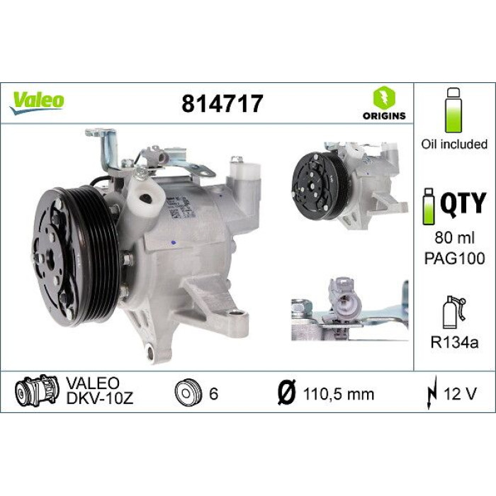 Valeo Klimakompressor 814717 Valeo Klimakompressor 814717