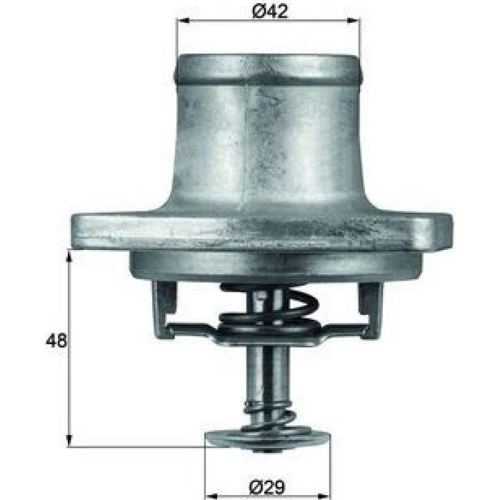 Integralthermostat mit Dichtung TI 48 80D