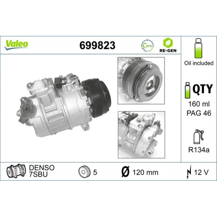Valeo Kompressor 699823 Valeo Kompressor 699823