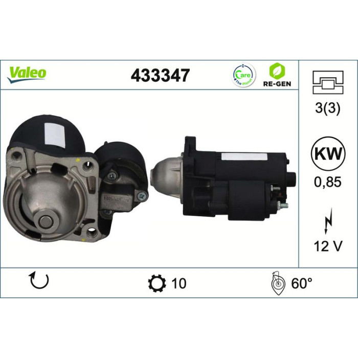 Valeo Anlasser 433347 Valeo Anlasser 433347