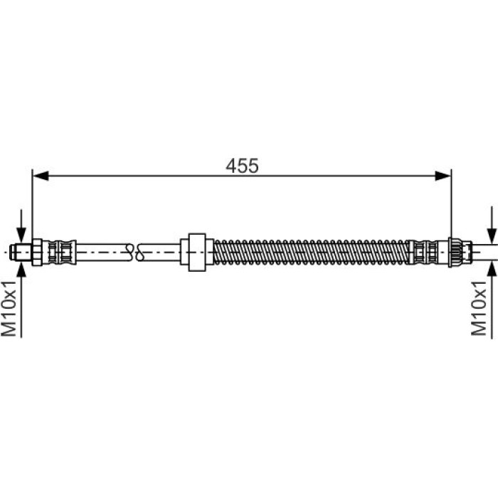 Bosch Bremsschlauch Vorderachse 1 987 476 785 Bosch Bremsschlauch Vorderachse 1 987 476 785