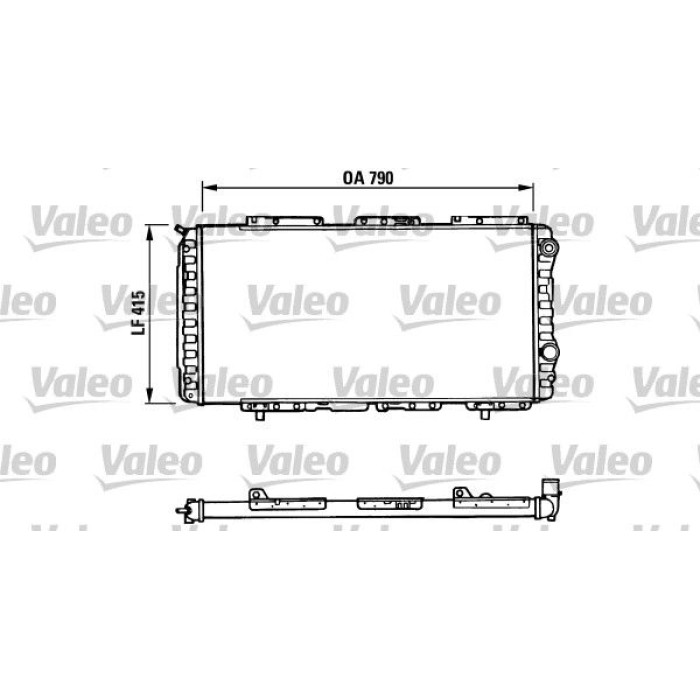Valeo Motorkühler 730997 Valeo Motorkühler 730997