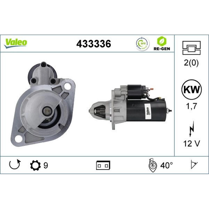 Valeo Anlasser 433336