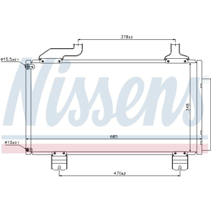 Nissens Klimakondensator PKW 940114 Nissens Klimakondensator PKW 940114
