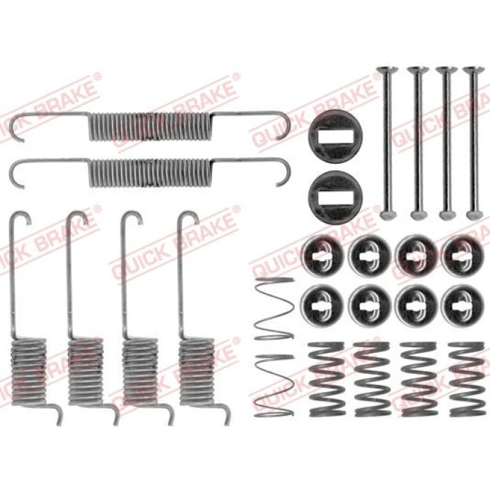 Quick Brake Zubehörsatz für Trommelbremsbacken 105-0715 Quick Brake Zubehörsatz für Trommelbremsbacken 105-0715