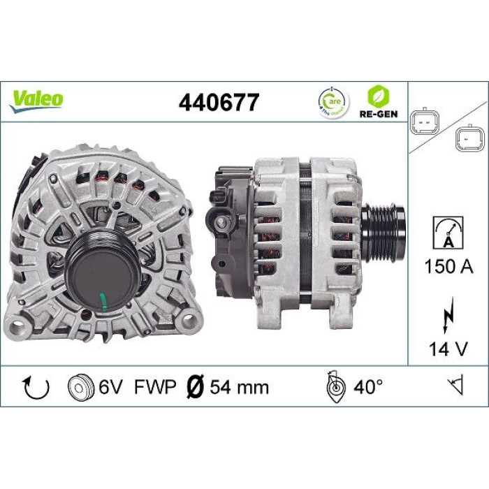 Valeo Lichtmaschine 440677 Valeo Lichtmaschine 440677