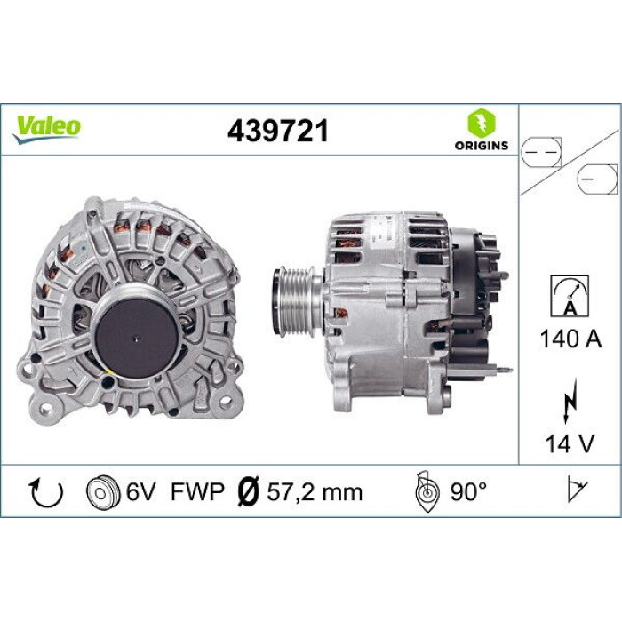 Valeo Lichtmaschine 439721 Valeo Lichtmaschine 439721