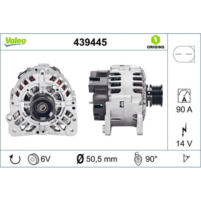 Valeo Lichtmaschine 439445 Valeo Lichtmaschine 439445