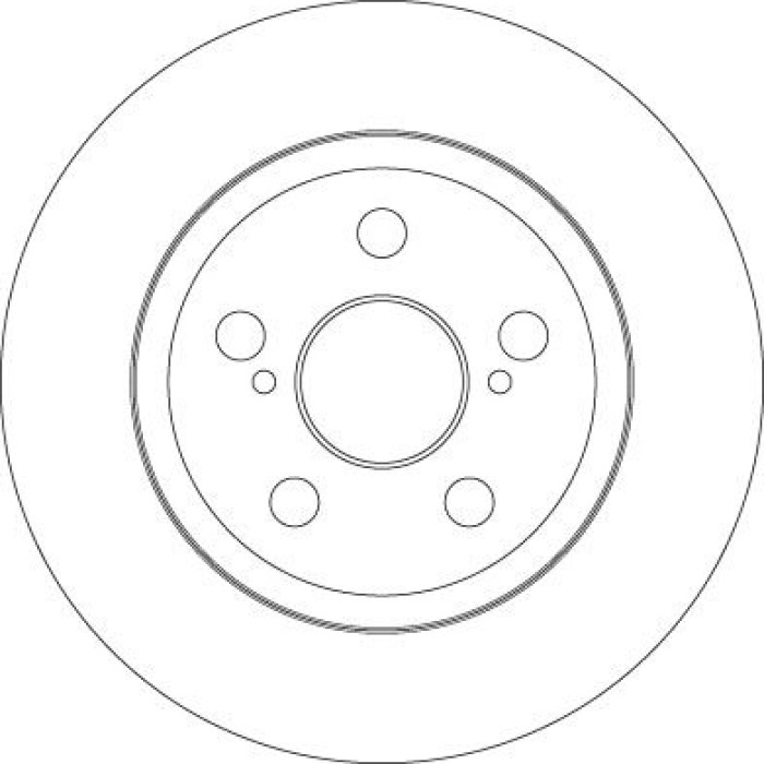 TRW Bremsscheibe Toyota Urban Cr DF6331