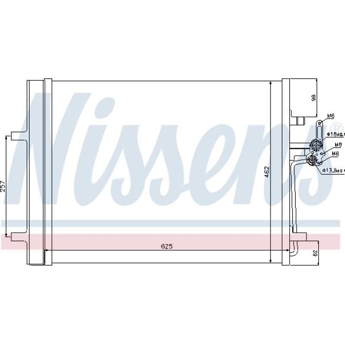 Nissens Klimakondensator PKW 940044 Nissens Klimakondensator PKW 940044