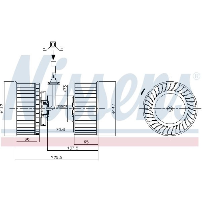 Nissens Innenraumgebläse LKW 87640 Nissens Innenraumgebläse LKW 87640
